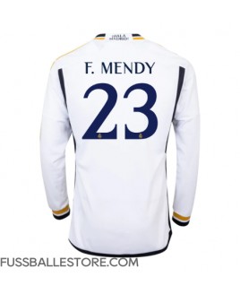 Günstige Real Madrid Ferland Mendy #23 Heimtrikot 2023-24 Langarm